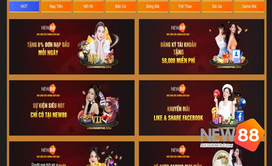 Tình trạng các link giả mạo New88 tràn lan trên mạng 