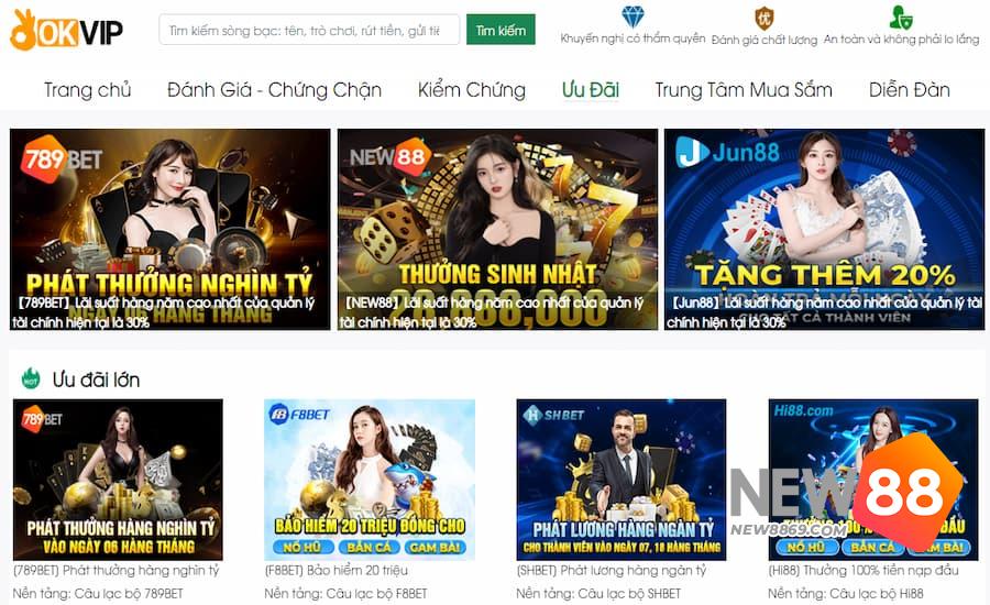 Cập nhật thông tin ưu đãi từ các nhà cái uy tín