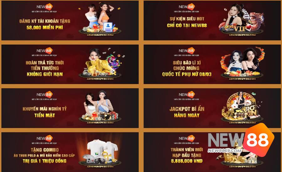 New88 nâng cấp phiên bản mới với khuyến mãi hấp dẫn