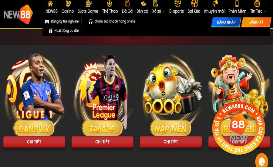 Những sảnh game hấp dẫn tại New88.today