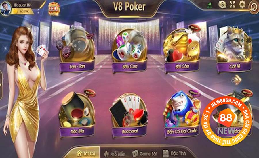 Game Bài V8 Poker - Nơi Làm Điên Đảo Triệu Gamer New88 2 Người dùng có thể trải nghiệm trên điện thoại mỗi ngày
