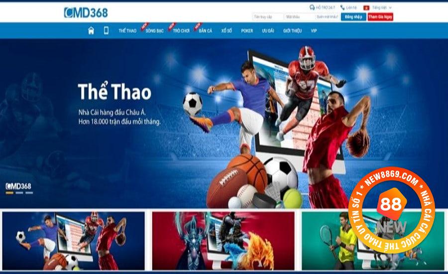 Cá cược thể thao tại CMD368 