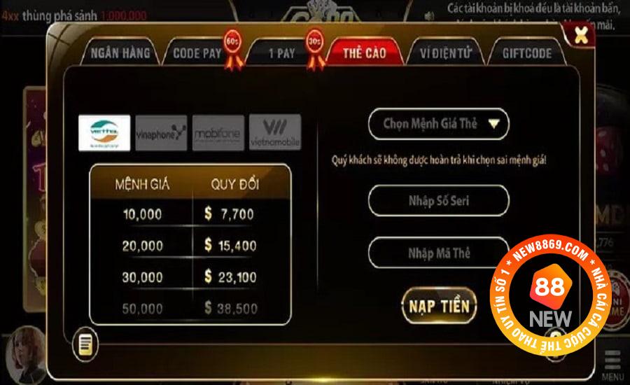 Nổ Hũ 88 Win - Sân Chơi Slot Game Chuyên Nghiệp Nhất 3 Giao dịch nạp rút siêu tốc độ