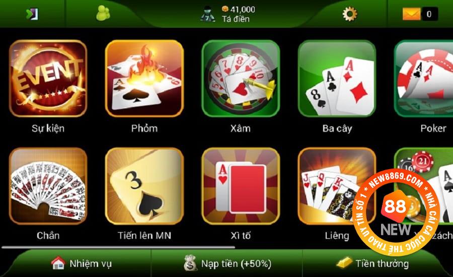 Game bài kịch tính của nohu 888